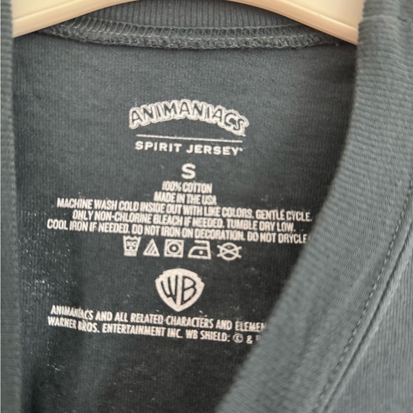 Animaniacs Spirit Jersey Unisex Size Small  Black & Gray Tie-Dye Long Sleeve - Picture 4 of 6